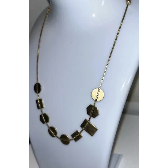 Holding Pattern Necklace 34 Vintage Gold Color On "Pretty Little Liars" - Picture 4 of 6
